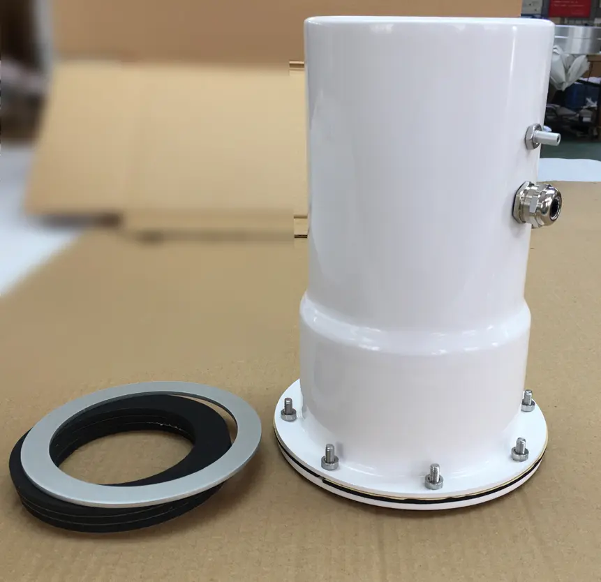 High volume air sampler with weather-resistant housing