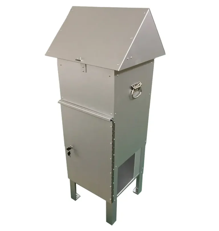 TSP air sampler cabinet with roof for outdoor dust monitoring