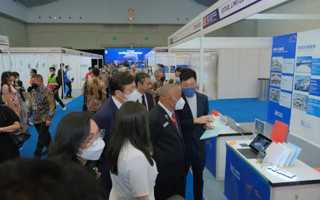T4 AIR SAMPLER at the Indonesia IT exhibition in Jakarta