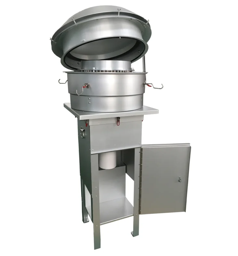 PM2.5 high volume air sampler metal housing - front view