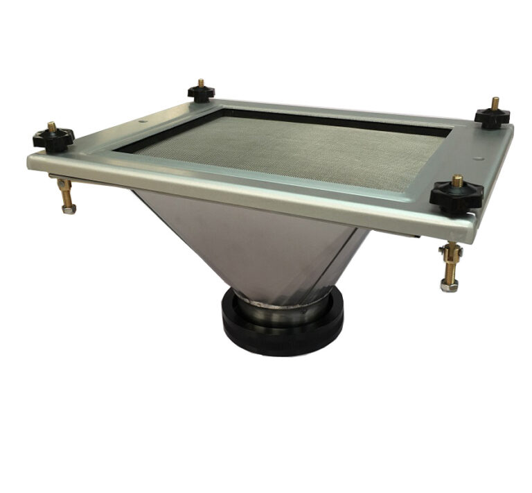 PM10 air sampler inlet and cabinet for outdoor air quality monitoring
