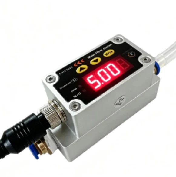 DWYER RMA14-SSV digital flow meter 1 to 100 LPM for low volume air sampler flow checks