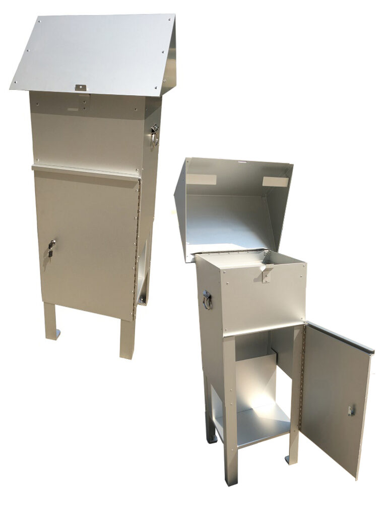 Outdoor air quality monitoring unit for PM10 and PM2.5