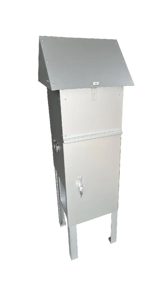 TSP high volume air sampler cabinet with roof for total suspended particulate monitoring